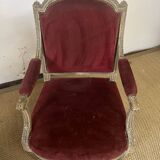 Pair of period directoire chairs