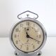 Old mechanical alarm clock jaz ruzic ''repetition'' chrome metal, 1965