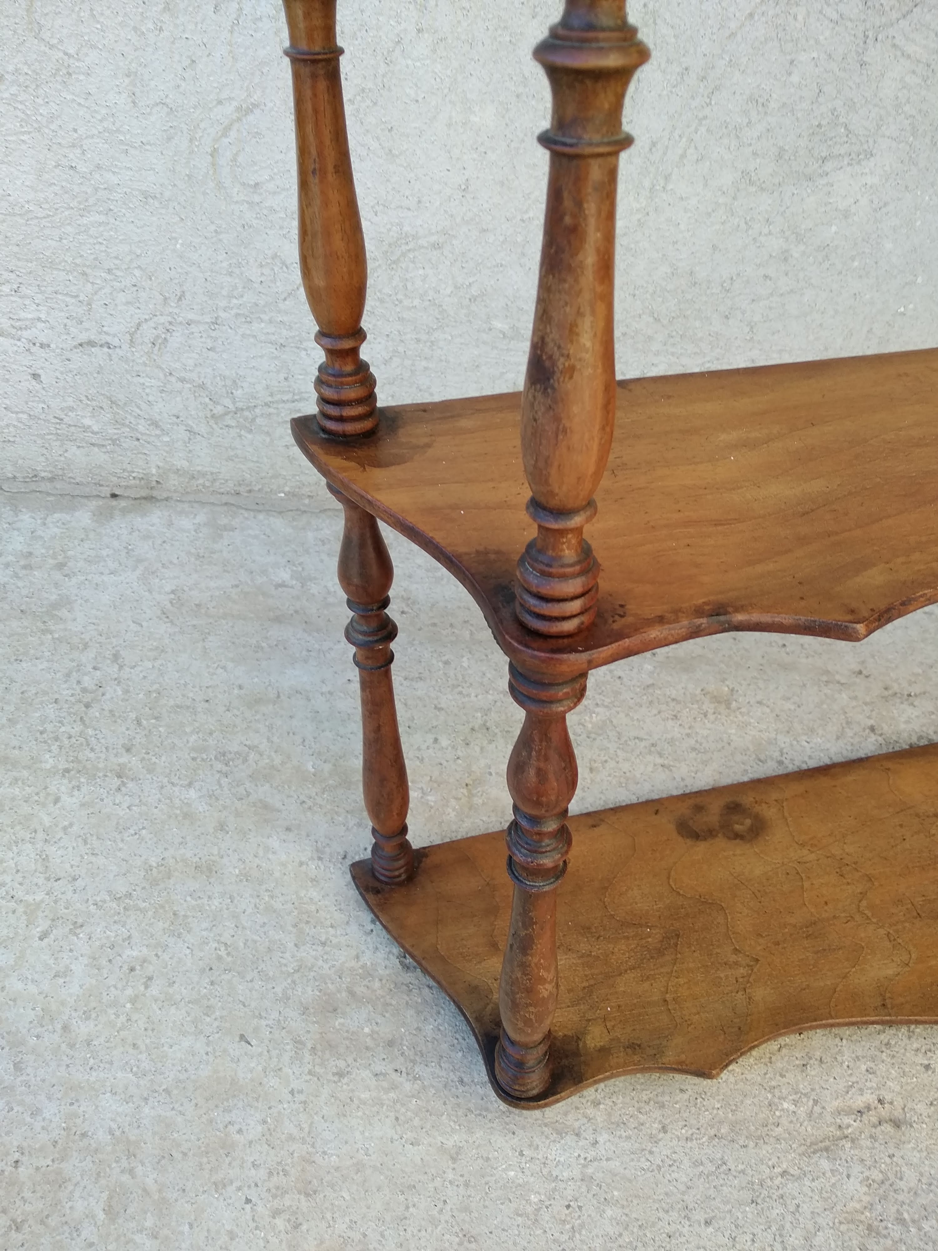 Wooden wall shelf xixith napoleon iii