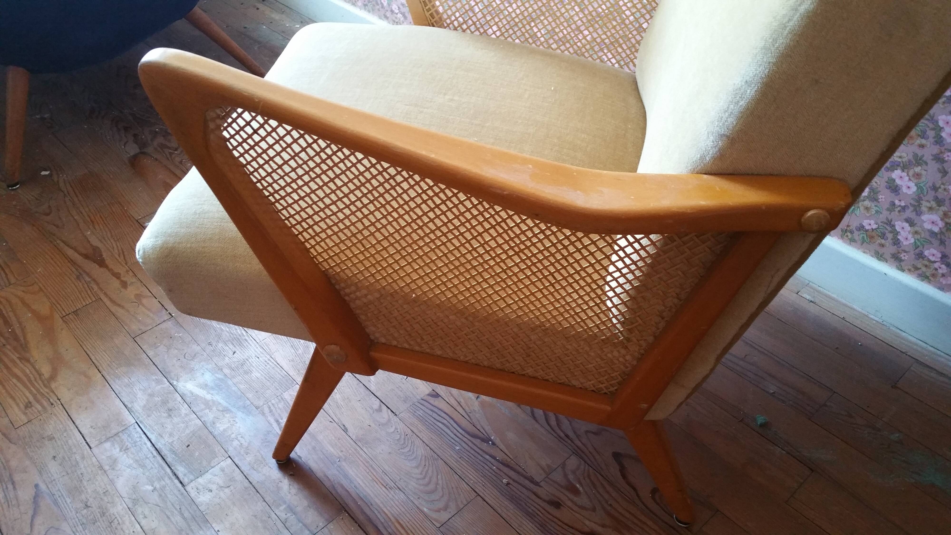 Scandinavian Danish cocktail chair 50 60s