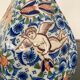 Polychrome vase eighteenth century in Delft earthenware