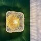 Vintage glass globe wall or ceiling light.