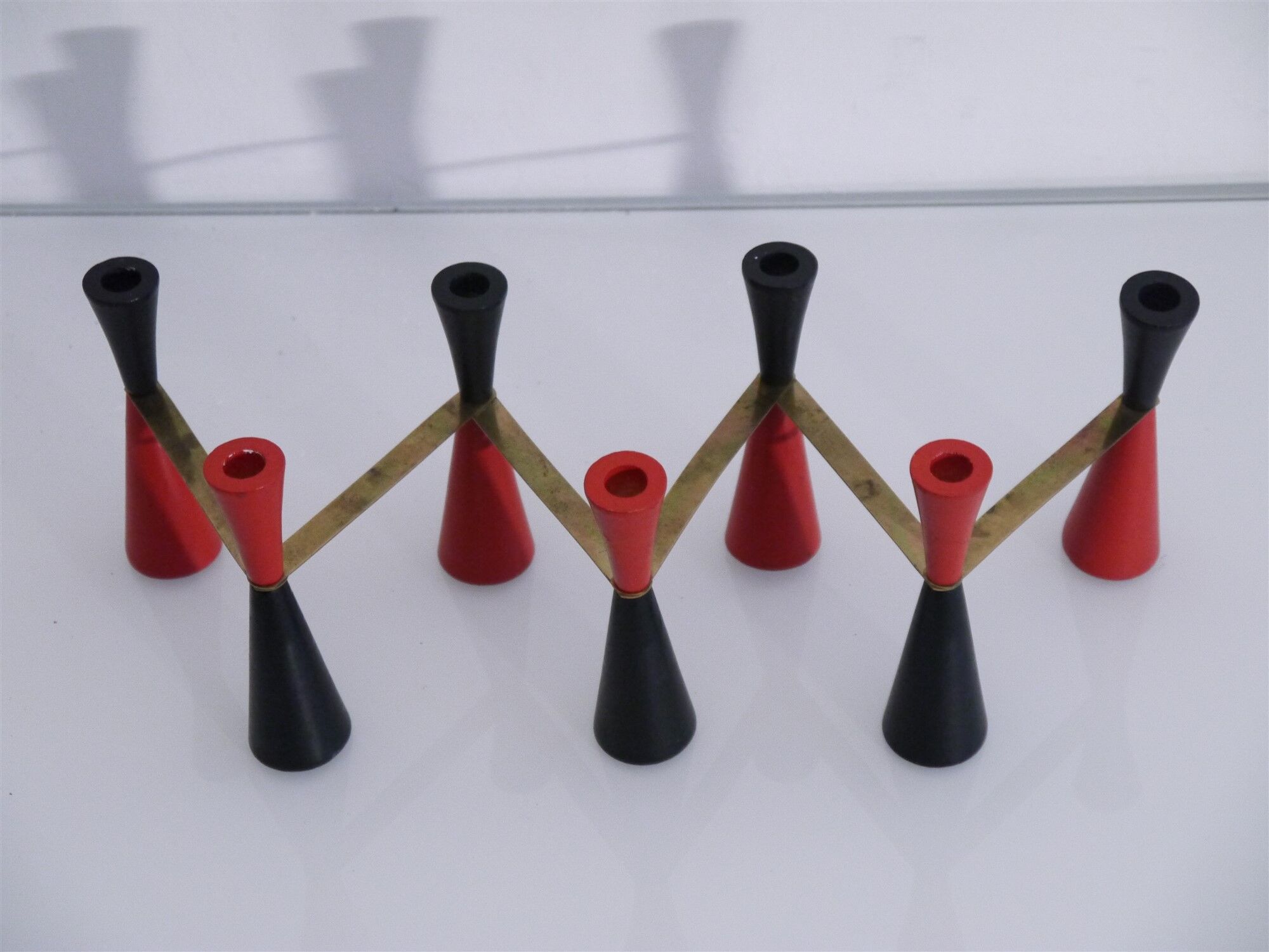 Candlestick modular wooden