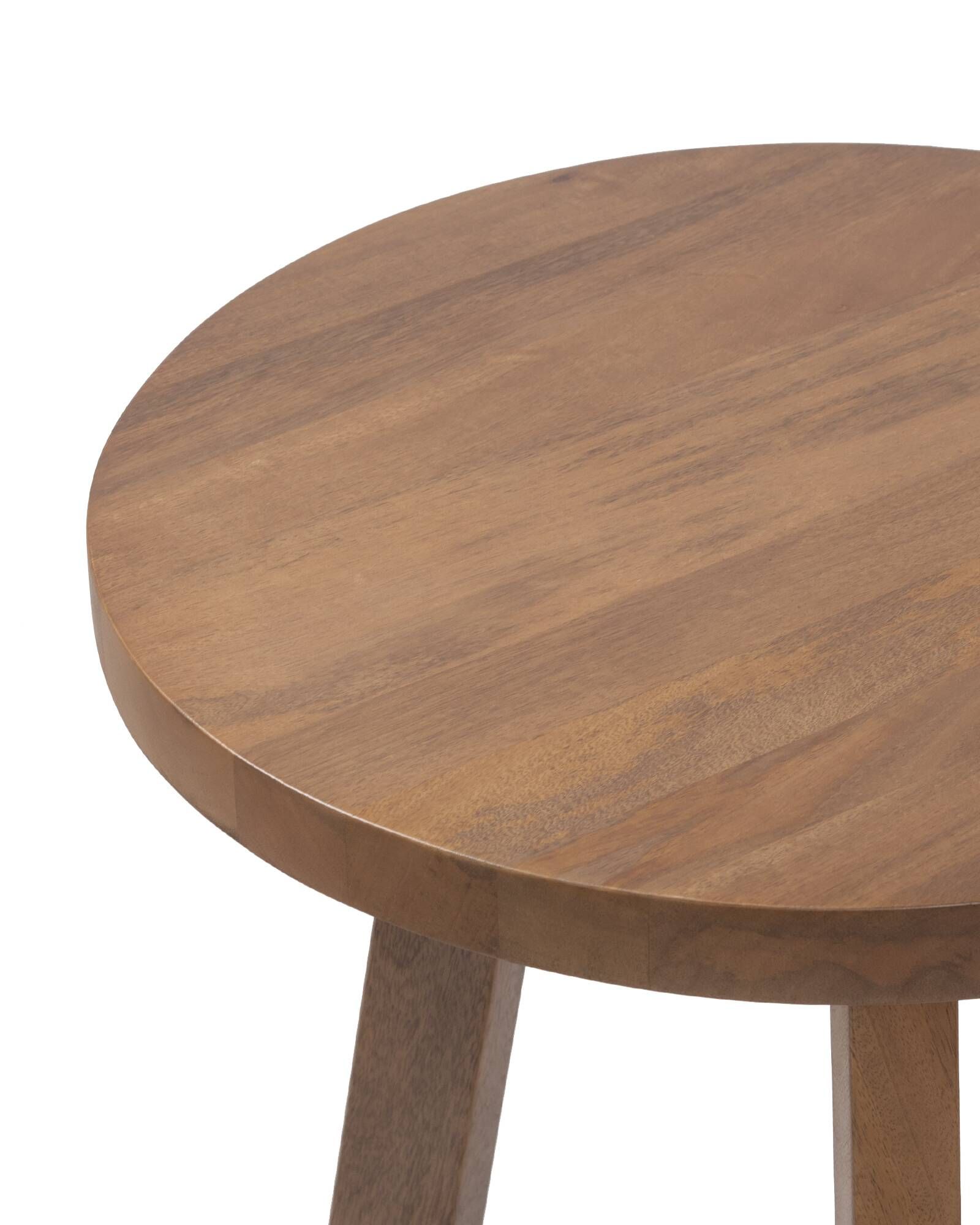 Table d'appoint en bois de manguier massif