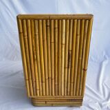 Vintage rattan bedside