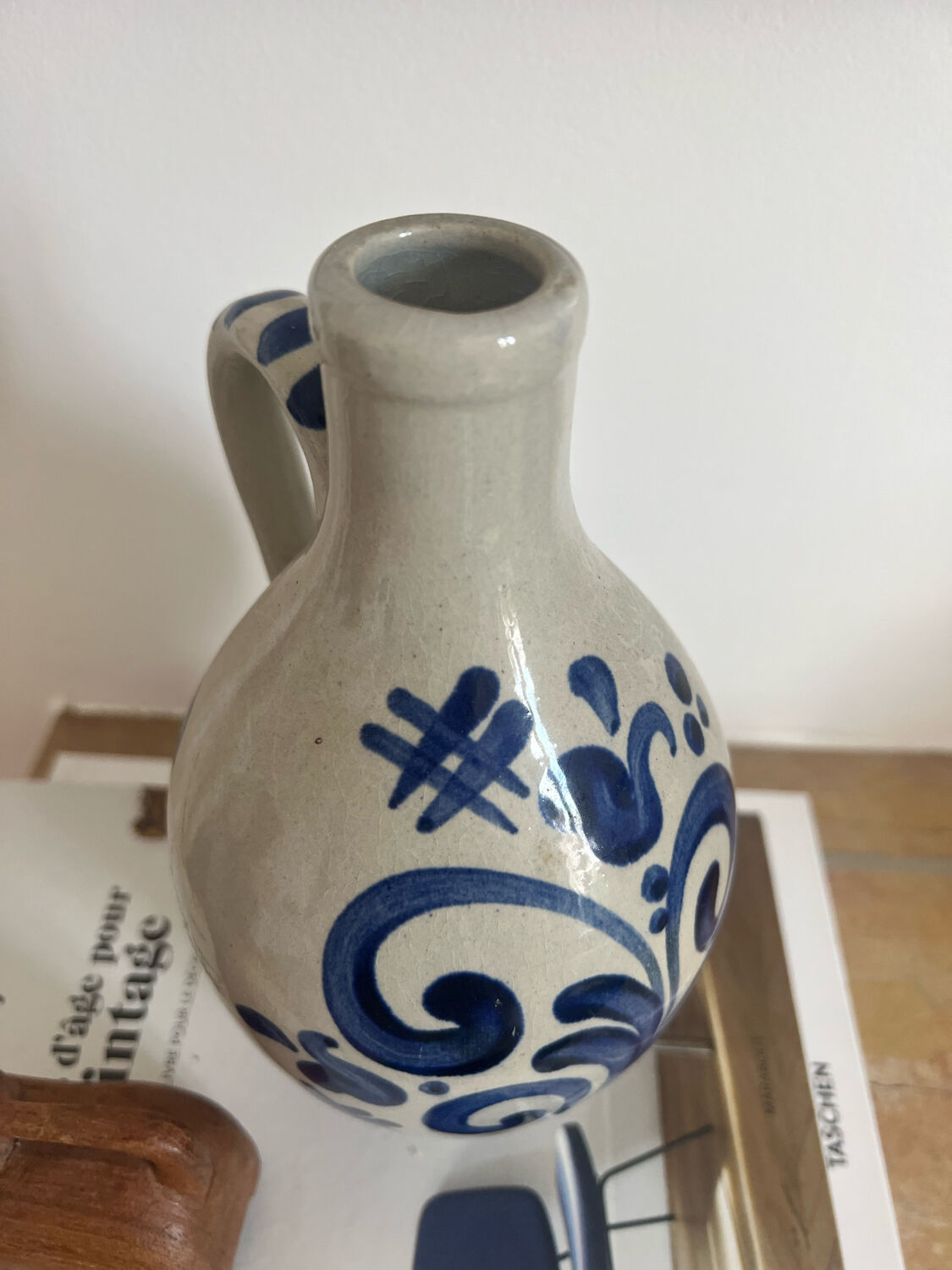 Soliflore or vintage painted vase
