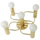 Leola Sciolari Ceiling Light in Dark Brass, Germany, 1980s