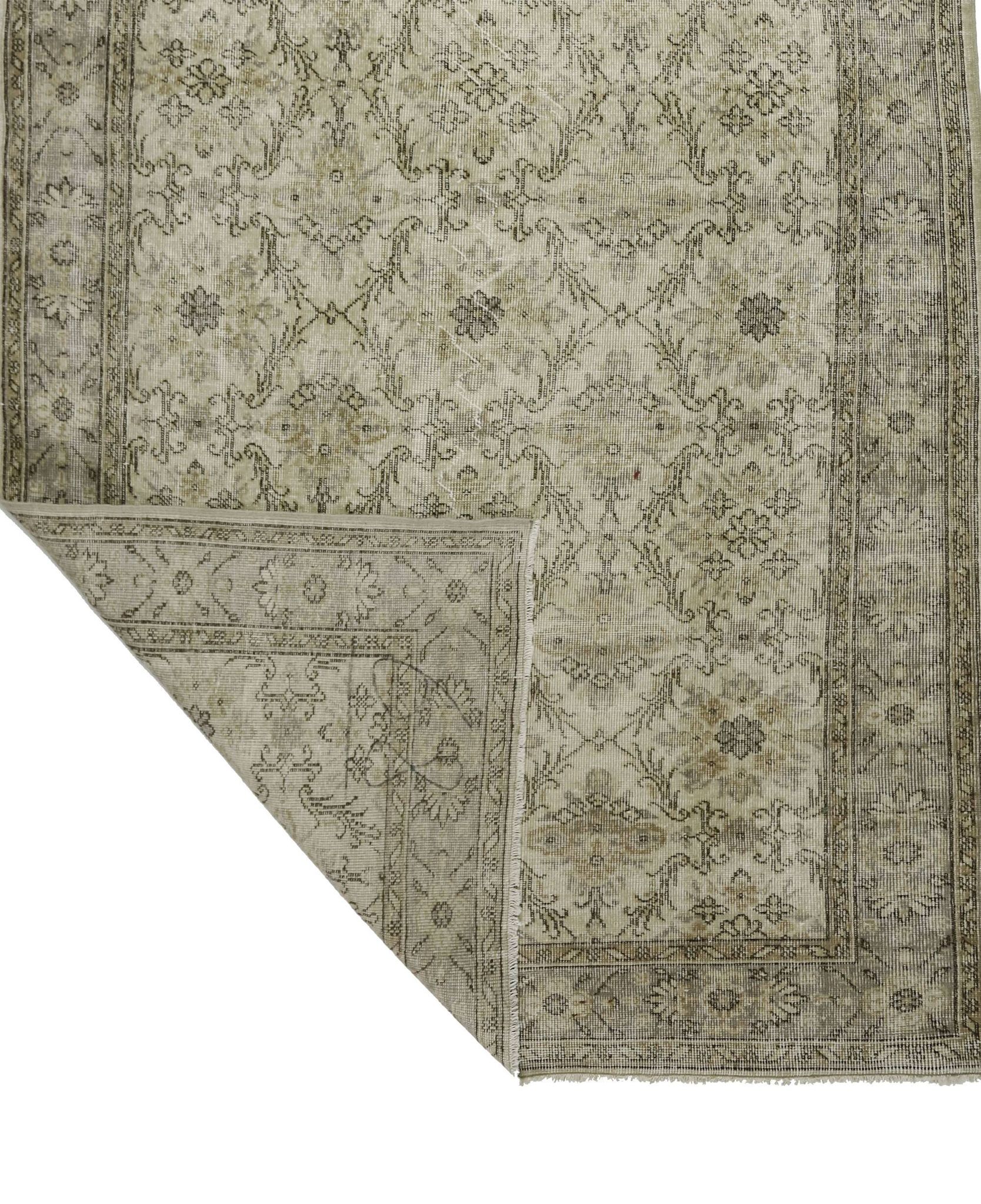 Tapis vintage turc anatolien fait main 288 cm x 176 cm