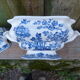 Old English tureen Mason's blue floral pattern
