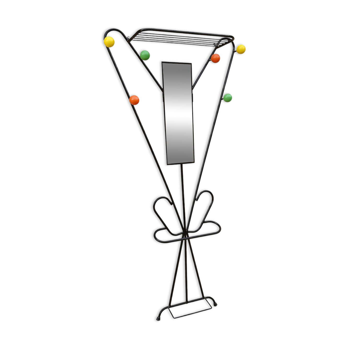 Coat rack in the style of Roger Feraud
