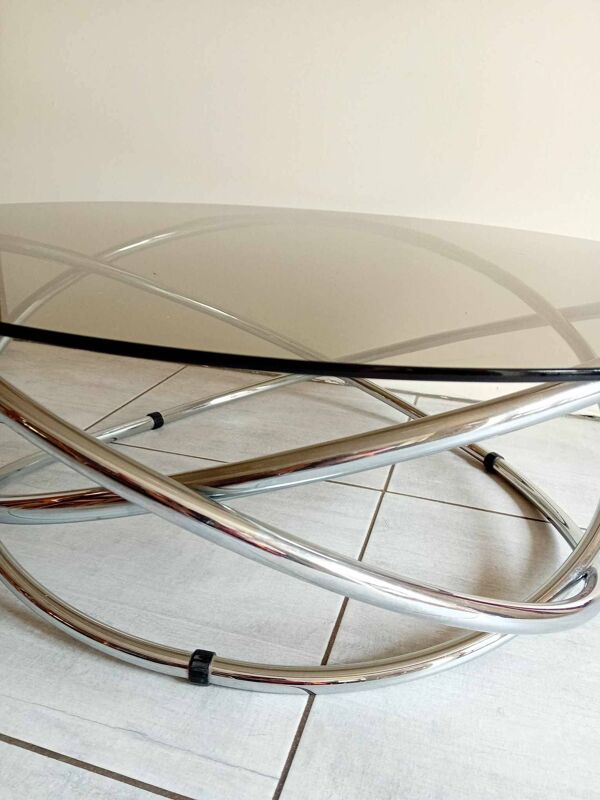 Table basse Space Art année 70