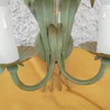 Pair of vintage epi de blé wall lamps