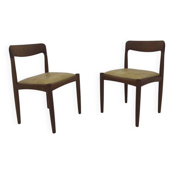 Chaises de salle à manger danoises vintage en teck par HW Klein pour Bramin, lot de 2