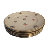 6 assiettes à dessert