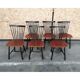 Série de 6 chaises SZ52 par Cees Braakman pour Pastoe