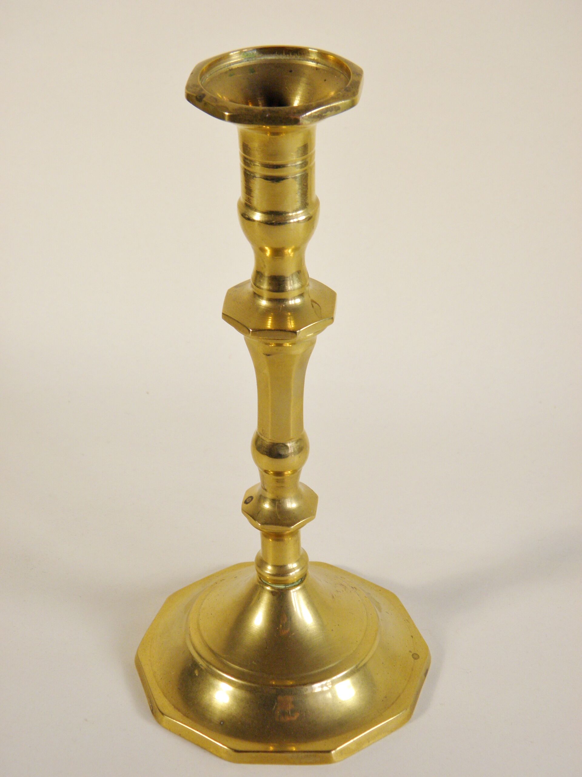 Golden brass chandelier