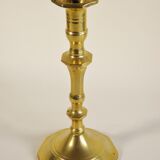 Golden brass chandelier