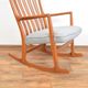 Oak ML33 Rocking Chair by Hans J. Wegner for A/S Mikael Laursen, 1950s