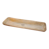 bol à pâte en bois antique * auge à pain de ferme sculptée à la main * rustique