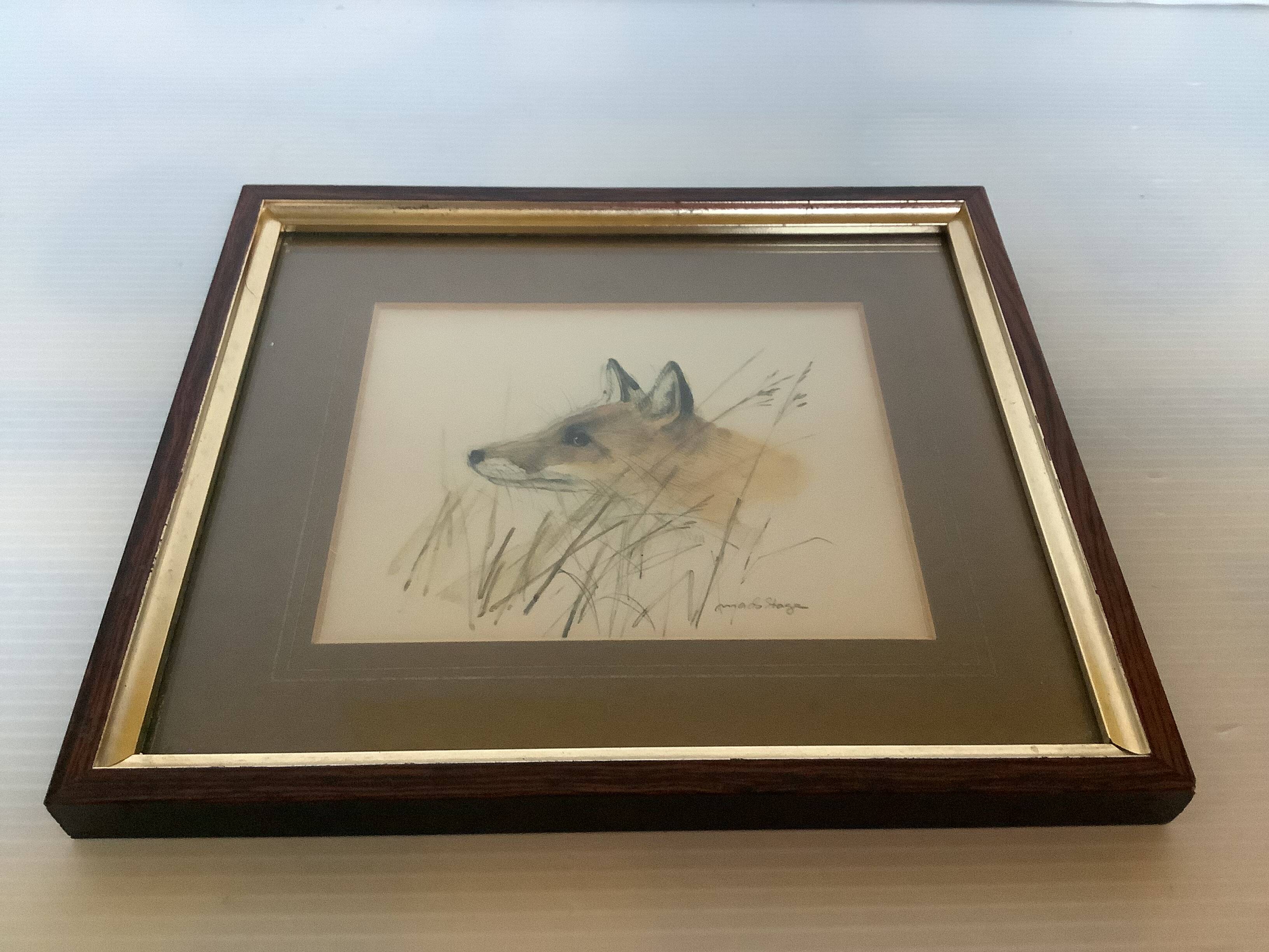 Small fox painting lady clare