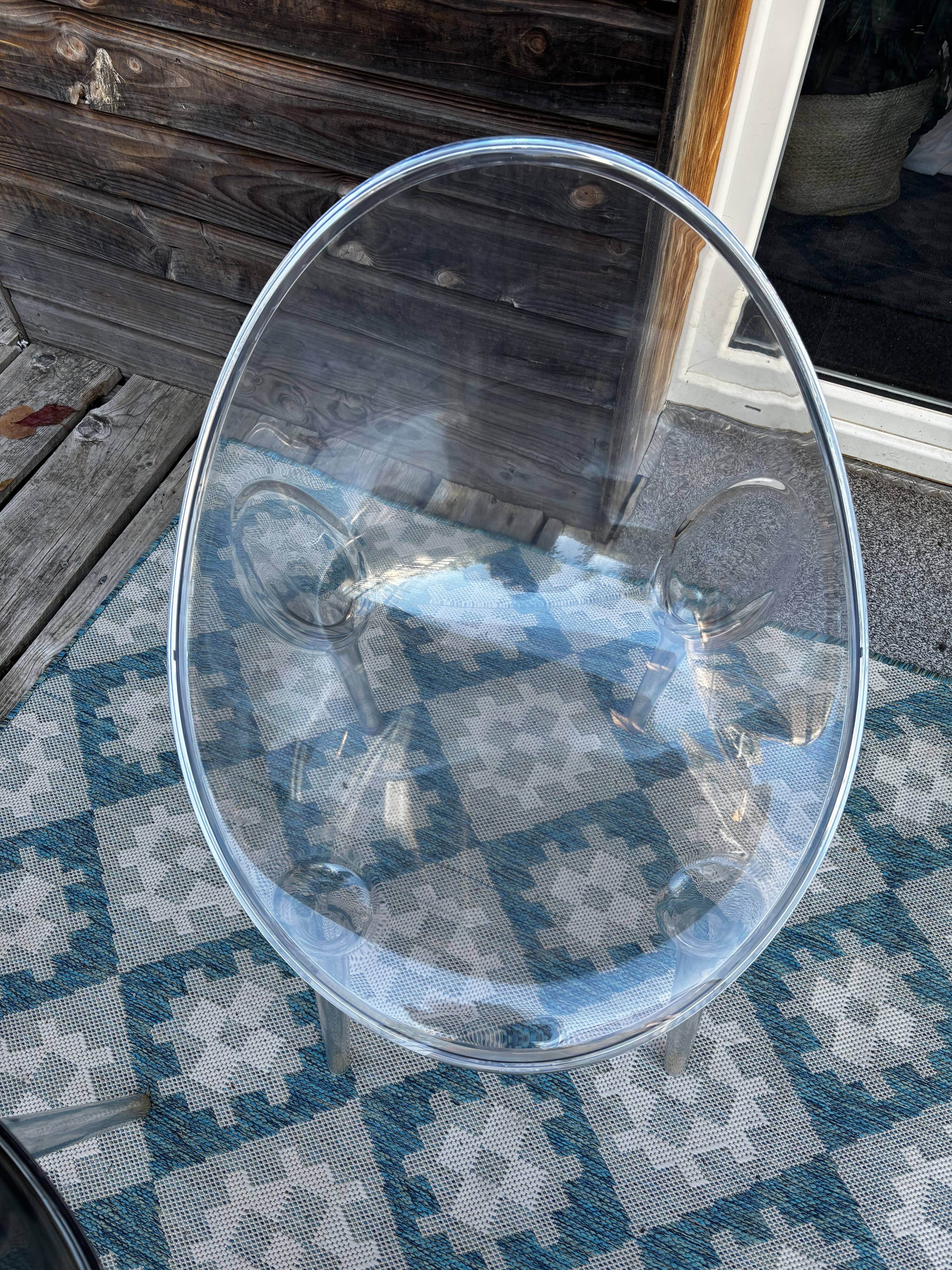 4 chaises Kartell  ‘Mr Impossible’ par Philippe Starck