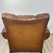 Vintage Leather Club Armchair from the 1950s