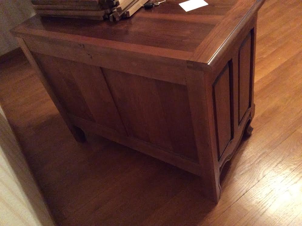 Bahut low two oak doors