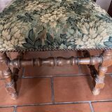 Pair of carved sheepbone armchairs with toe. Louis XIII early twentieth century