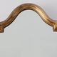 Miroir doré en arc avec sommet ogival mauresque, France, vers 1920