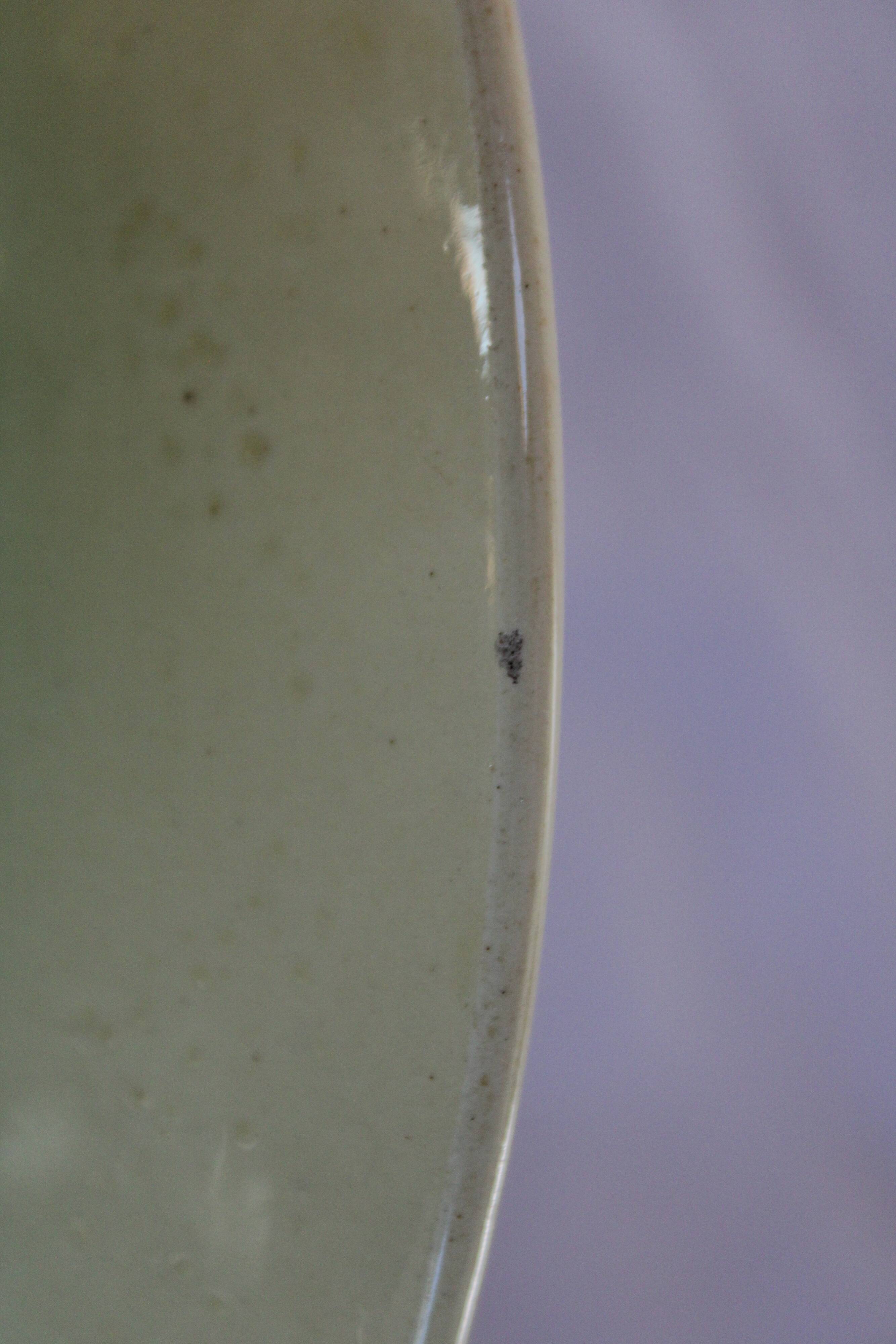 Barbotine Salins Decor Grapes-Cherries-Cherry Plate