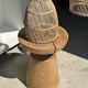 Suspension en rotin en forme de cloche d25 h28