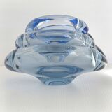 Set of 7 vintage Akva ashtrays by Per Lükten for Holmegaard 1950.