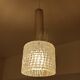 Lot de 3 suspensions vintage en verre de Murano