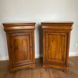 Pair of bedside tables Louis Philippe style