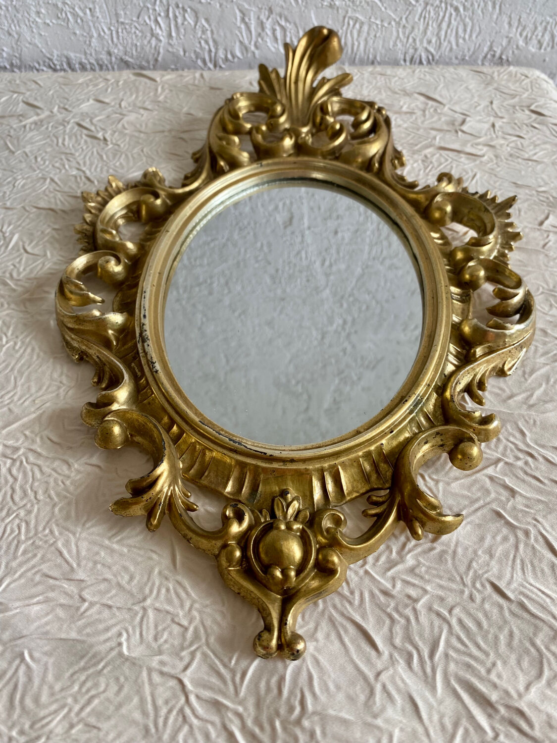 Old Baroque Frame Mirror, Roberta Wood