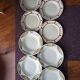 Antique Art Deco plates from the 1930s by Badonviller and Labrut brothers.