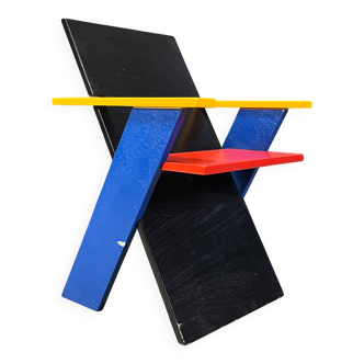 Colourful postmodern armchair, 1980s