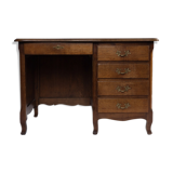 Ancien bureau en bois massif