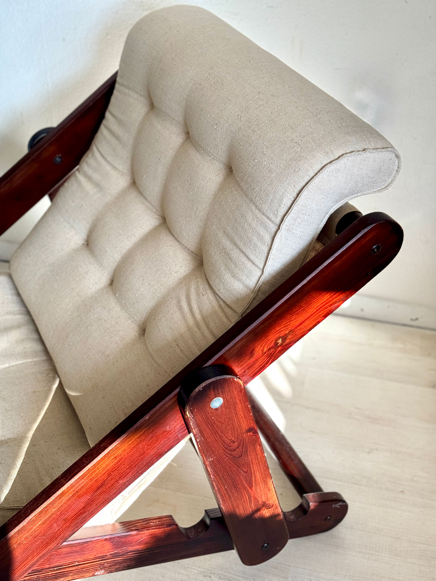 Vintage Ikea Kon Tiki Chair Gillis Lundgren