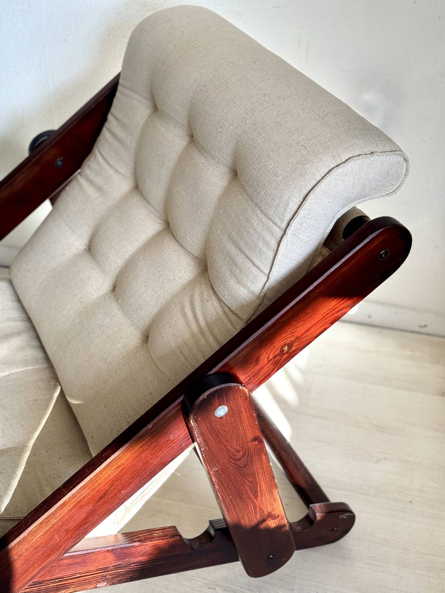 Chaise Kon Tiki vintage Ikea Gillis Lundgren