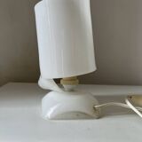 Vintage molded plastic bedside lamp 1960