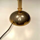 Vintage table lamp with 5 lights – frosted glass and gold metal