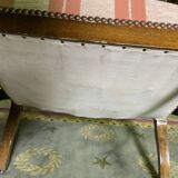 Fauteuil Voltaire en noyer