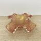 Mid century Murano glass pink bowl , 1970s