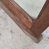 Miroir triptyque art déco chêne