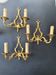 Three Louis XVI bronze wall sconces by Lucien Gau, Paris, antique.
