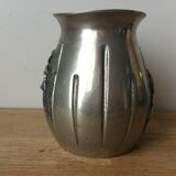 Tin vase signed L Rozay