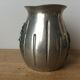 Tin vase signed L Rozay