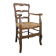 Wicker armchair in Louis XV style