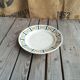 Badonviller ceramics round plate quiberon collection